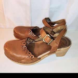 Marta Brown Mary Jane Clogs 38 EU (Open to Color Trades)